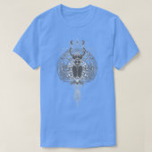 Dark Arcane Esoteric Egyptian Scarab Sigil T-Shirt (Design vorne)