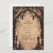 Dark Archway Gothic Halloween Einladung (Vorderseite)