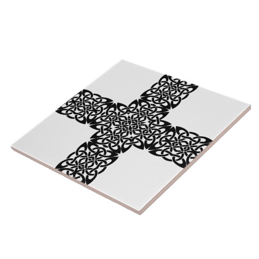 Dark Art Cross Design Fliese (Seite)