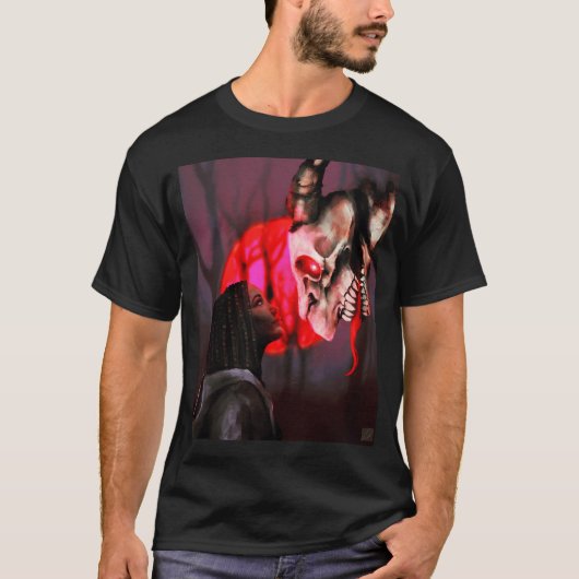 Dark Art Fürchte meine Dämonen BLM T-Shirt (Vorderseite)