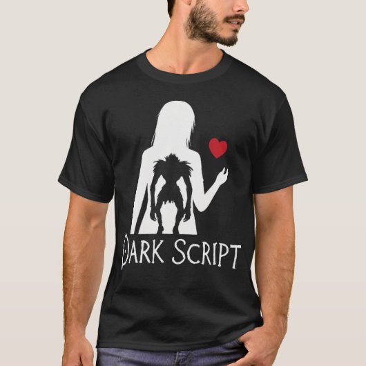 Dark Aura Art - Mystery Girl mit Schatten Augen T-Shirt (Vorderseite)