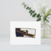 Dark Background Graphic Design Postkarte (Stehend Vorderseite)