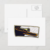 Dark Background Graphic Design Postkarte (Vorne/Hinten)
