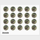 Dark Bay Thoroughbred Stickers (Blatt)