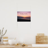 Dark Beach Sunset Poster (Küche)