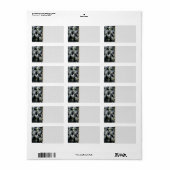 Dark Beauty Adressaufkleber (Vorne)