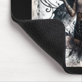 Dark Beauty Gothic Asian Fee Tattoos & Whip Mousepad (Ecke)