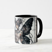 Dark Beauty Gothic Asian Fee Tattoos & Whip Tasse (VorderseiteRechts)