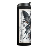 Dark Beauty Gothic Asian Fee Tattoos & Whip Thermosbecher (Nach links gedreht)