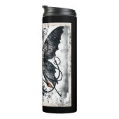 Dark Beauty Gothic Asian Fee Tattoos & Whip Thermosbecher (Nach rechts gedreht)