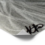 Dark Beauty Moon Shadows Poster (Ecke)