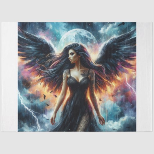 Dark Beauty Seidenpapier (Vorderseite)