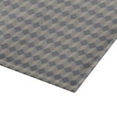 Dark Beige 3D-Würfel kaskadieren Schneidebrett (Ecke)