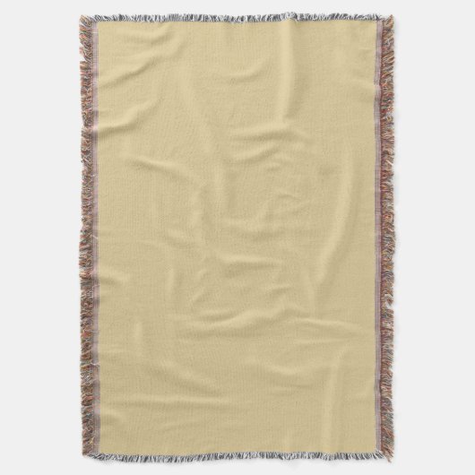 Dark Beige Throw Blanket Decke (Vorderseite Vertikal)