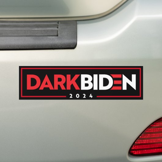 Dark Biden 2024 Autoaufkleber (Auf Auto)