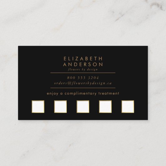 Dark Black Gold Rose Bouquet Treuekarte (Rückseite)