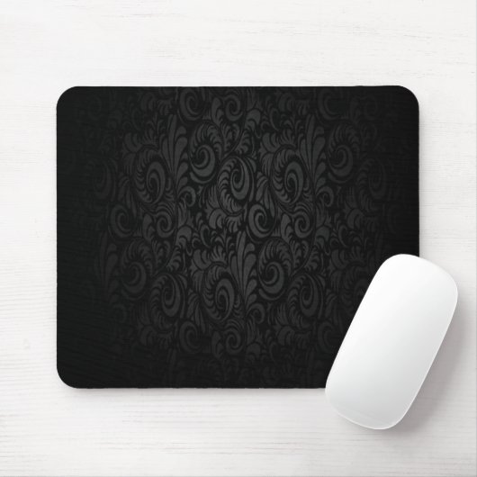 Dark Black Gothic Mouse Pad Mousepad (Mit Mouse)
