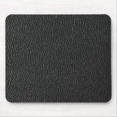 Dark Black Leather Texture Design Office Mousepad (Vorne)
