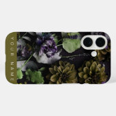 Dark Bloom Antique Case-Mate iPhone Hülle (Rückseite (Horizontal))