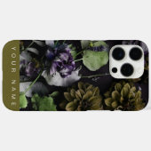 Dark Bloom Antique Case-Mate iPhone Hülle (Rückseite (Horizontal))