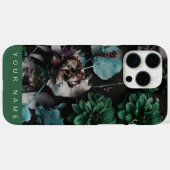 Dark Bloom Dark Green Case-Mate iPhone Hülle (Rückseite (Horizontal))