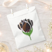 Dark Bloom Favor Bag Geschenktütchen (Ausgeschnitten)
