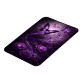 Dark Bloom Gothic Floral Decor Magnet (Linke Seite)