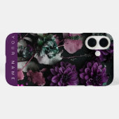 Dark Bloom Lila Case-Mate iPhone Hülle (Rückseite (Horizontal))