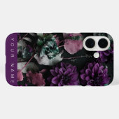 Dark Bloom Lila Case-Mate iPhone Hülle (Rückseite (Horizontal))