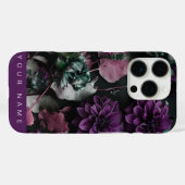 Dark Bloom Lila Case-Mate iPhone Hülle (Rückseite (Horizontal))