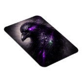 Dark Bloom Raven Flexible Magnet (Rechte Seite)