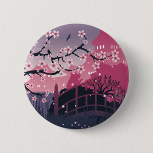 Dark Blossom Button