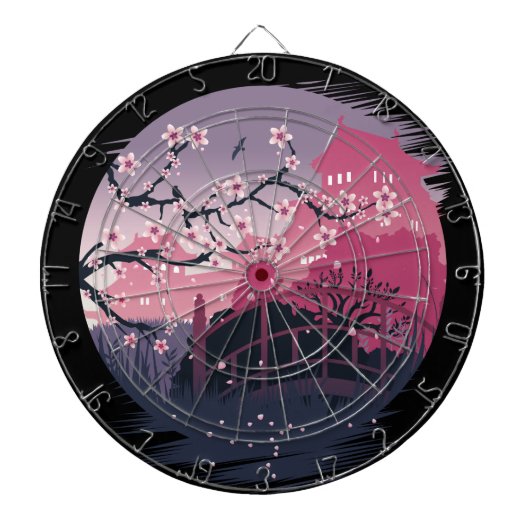 Dark Blossom Dartscheibe (vorne)