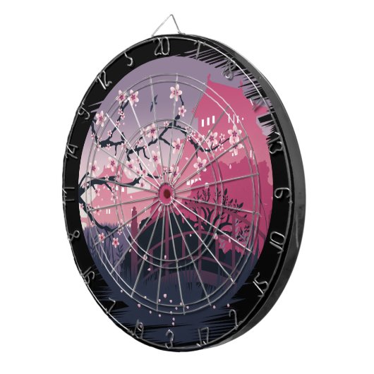 Dark Blossom Dartscheibe (Vorderseite rechts)