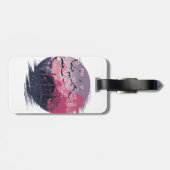 Dark Blossom Gepäckanhänger (Rückseite horizontal)