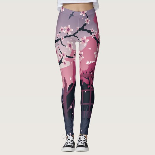 Dark Blossom Leggings (Vorderseite)