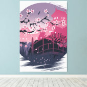 Dark Blossom Leinwanddruck (Insitu (Holzboden))