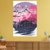 Dark Blossom Leinwanddruck (Insitu (Wohnzimmer))