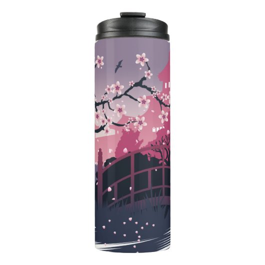 Dark Blossom Thermosbecher (Vorderseite)