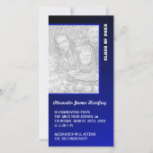 Dark Blue Abschluss Ankündigung (Vorderseite)