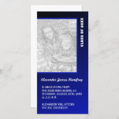 Dark Blue Abschluss Ankündigung (Vorne/Hinten)