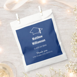 Dark Blue Abschluss Danke, dass du Bags bevorzugst Geschenktütchen