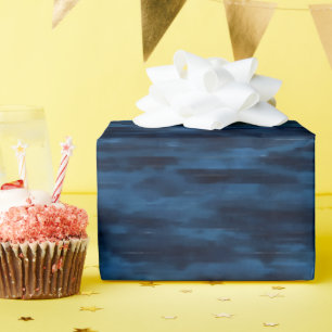 Dark Blue Abstrakt Lines Geschenkpapier