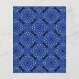 Dark Blue Abstrakt Pattern 22.0 Scrapbook Paper