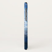 Dark Blue Agate Geode Monogram Case-Mate iPhone Hülle (Hinten/Links)