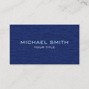 Dark Blue Beruflich Modern Business Card Visitenkarte