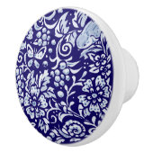 Dark Blue Bird Schnecke Woodland Tierkobalt Keramikknauf (Rechts)