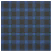 Dark Blue & Black Buffalo Plaid Stoff (Muster)