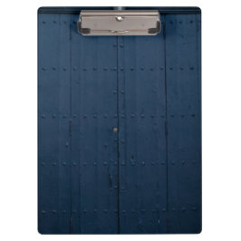 Dark Blue Boathouse Door Costa Brava Spanien Klemmbrett