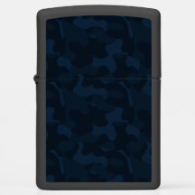 Dark Blue Camo Abstract